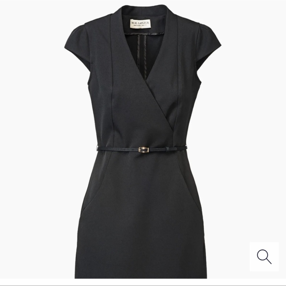 MM Lafleur Felisa Dress MIDI Cap Sleeves Size 8